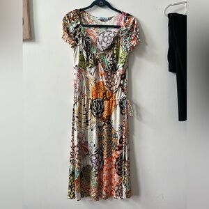 Silky patterned Blumarine dress